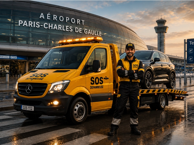 Dépanneuse Aéroport Roissy